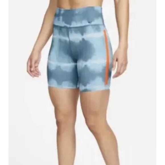 Nike Plus Size 3X One Luxe 7" Mid-Rise Women's Training‎ Shorts Tie Dye Look - Picture 13 of 14